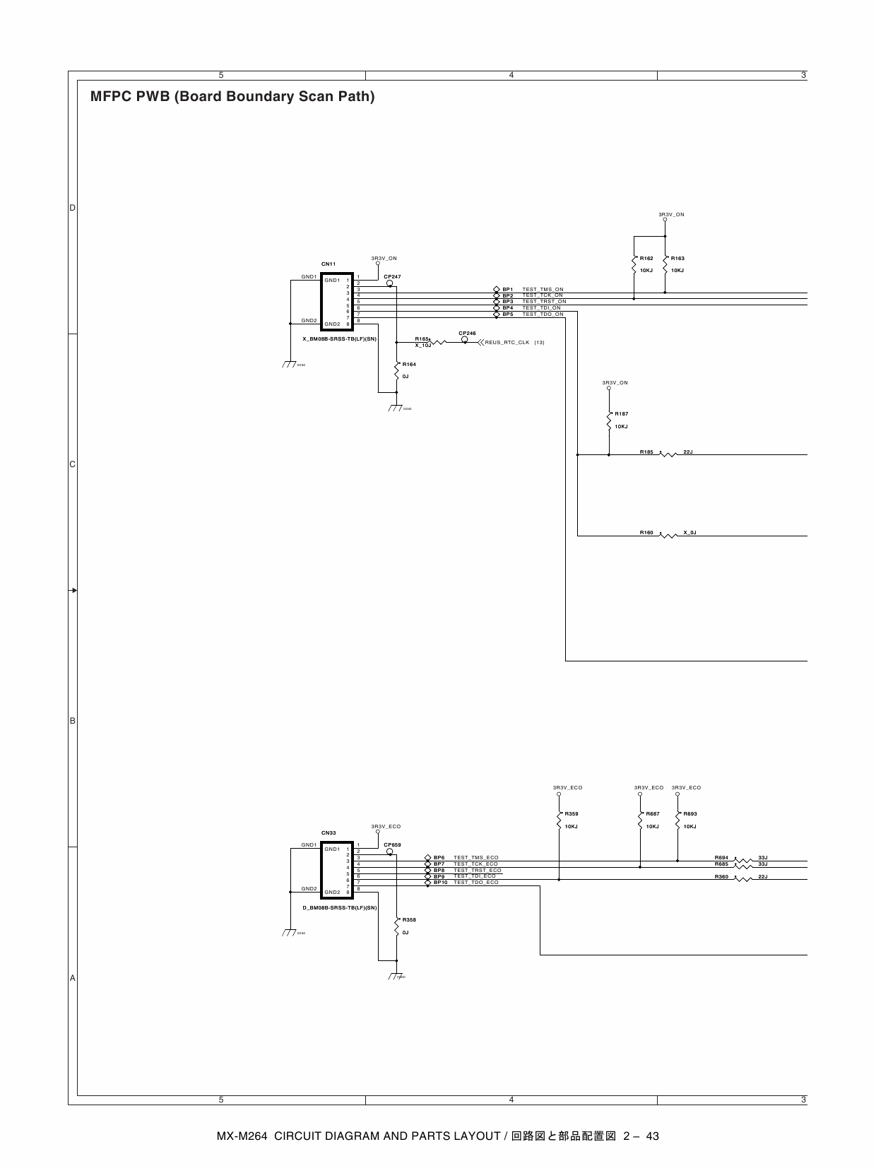 SHARP MX M264 314 354 U-N-FP Circuit Diagrams-4